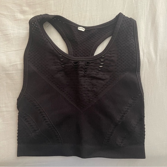 Alo Knit Sports Bra Cutout Sz XS - Picture 3 of 6